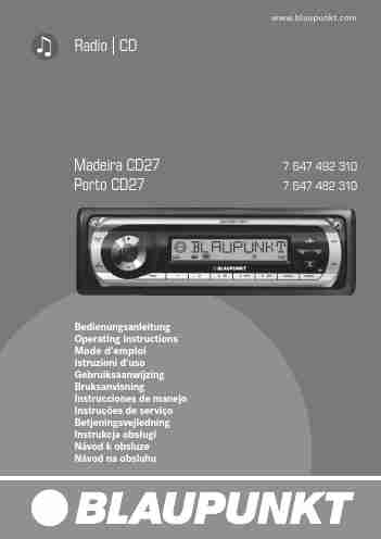 Blaupunkt Car Stereo System 7 647 482 310-page_pdf